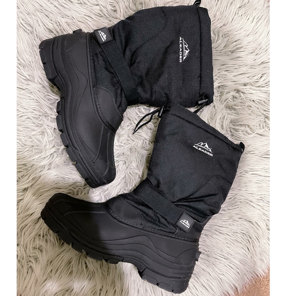 ALEADER Mens Insulated winter snow boots